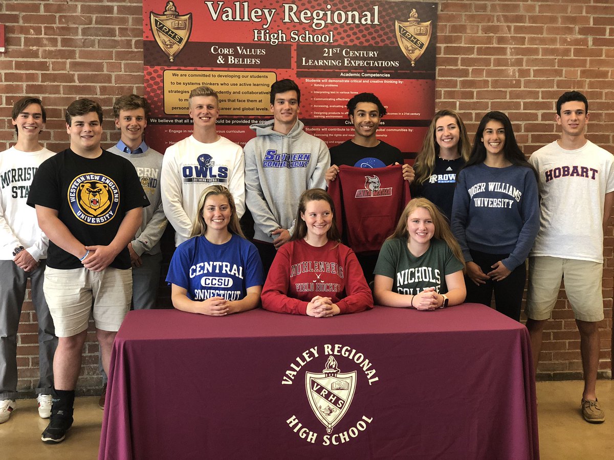 vrhsap's tweet photo. Our signing ceremony was fabulous today. We are celebrating our Valley athletes who will continue playing their sport in college next year! https://t.co/ZweqeyA0FD