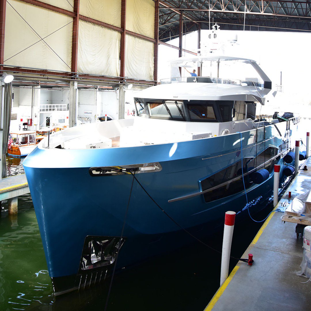 RMKYachtService's tweet photo. @RMKYachtService is providing yacht owners and captains with the best refits, maintenance and service to exhibiting at boat shows to investing in over 100 new jobs at our company.
#yacht #boating #marineindustry #superyacht #miami #florida #RMKMS #YachtRefit #RefitUSA https://t.co/3NTo8j5GdJ