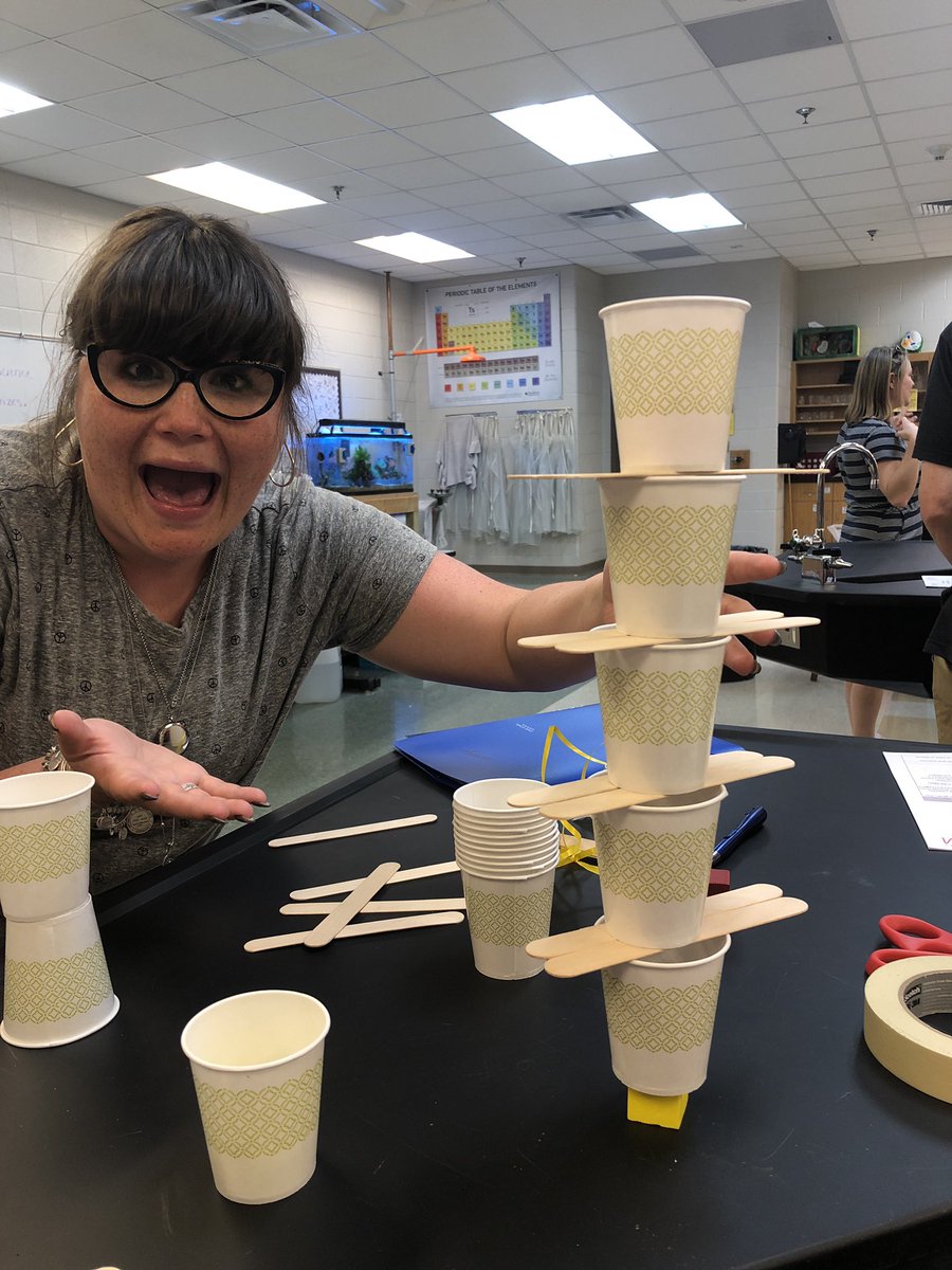 Who would have thought building a tower could be this intense!! Improve improve improve! 😂🤦🏾‍♀️ #KCSsummerscience
