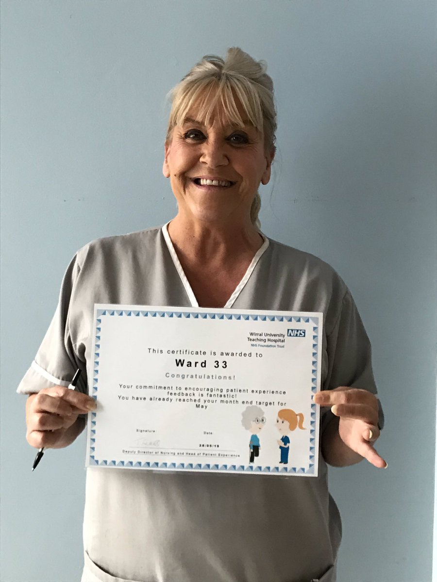 Ward 33 WUTH (@33wuth) on Twitter photo <a href="/33wuth/">Ward 33 WUTH</a> Massive well done to our team for achieving Friends & Family target 🎯 Special well done to Sheila our discharge co-ordinator for taking the time to help our patients fill them out ❤️ #teamworkmakesthedreamwork <a href="/33wuth/">Ward 33 WUTH</a> Massive well done to our team for achieving Friends & Family target 🎯 Special well done to Sheila our discharge co-ordinator for taking the time to help our patients fill them out ❤️ #teamworkmakesthedreamwork