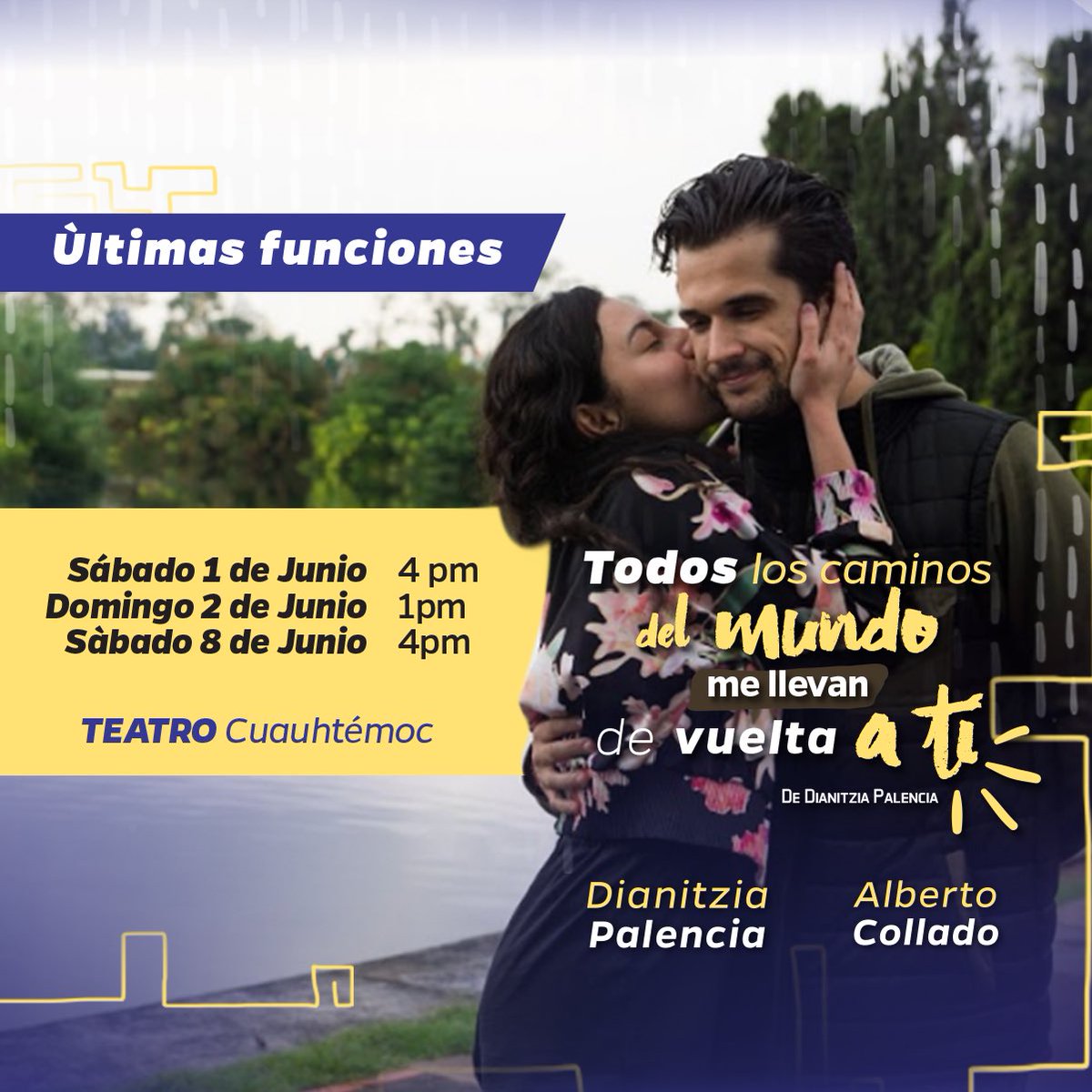 Fidteatros's tweet photo. Y de pronto descubren que desde la infancia ya se amaban... ¡Conoce la historia de Irene y Xavier en "Todos los caminos del mundo me llevan de vuelta a ti", ¡últimas funciones! Entradas en https://t.co/6f58lo8yWH | @TeatroDeAutorMX https://t.co/qOgcMvi3hS