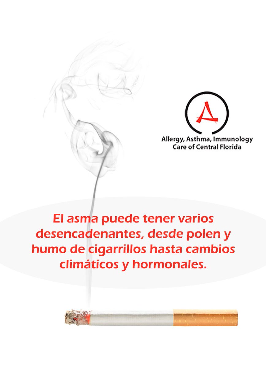 OhMyAllergy's tweet photo. #El asma puede tener varios desencadenantes, desde polen y humo de cigarrillos hasta cambios climáticos y hormonales. Detalles: https://t.co/DGiERtgAPm @AAFANational https://t.co/KGzKiNXH7J
