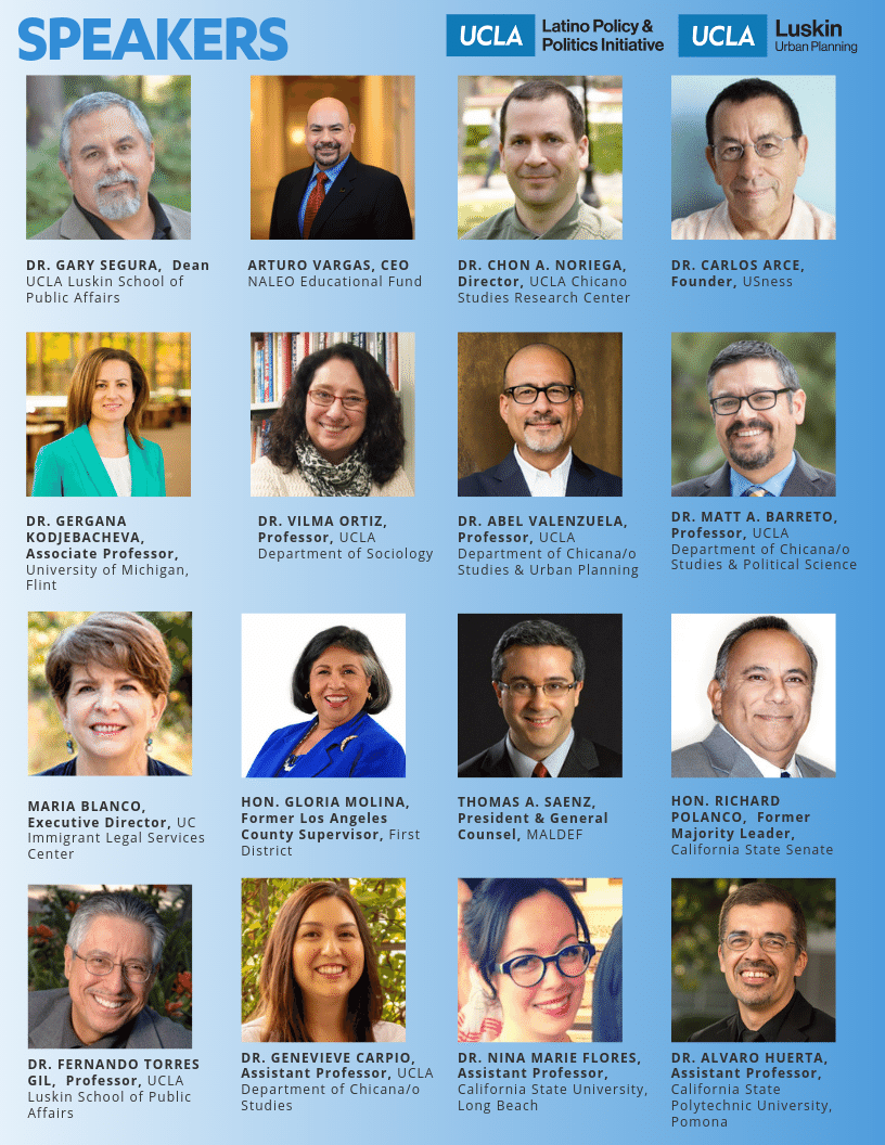 UCLAlatino's tweet photo. #Data &amp; #facts drive #policyequity! Tune in to the #LeoEstrada Symposium at @meetatluskin to hear from national leaders on #LatinoPolicy. 
Find the live stream of the symposium at 12:30pm tomorrow here: https://t.co/cQO2Lw5a3j https://t.co/4RV7GfZiE5
