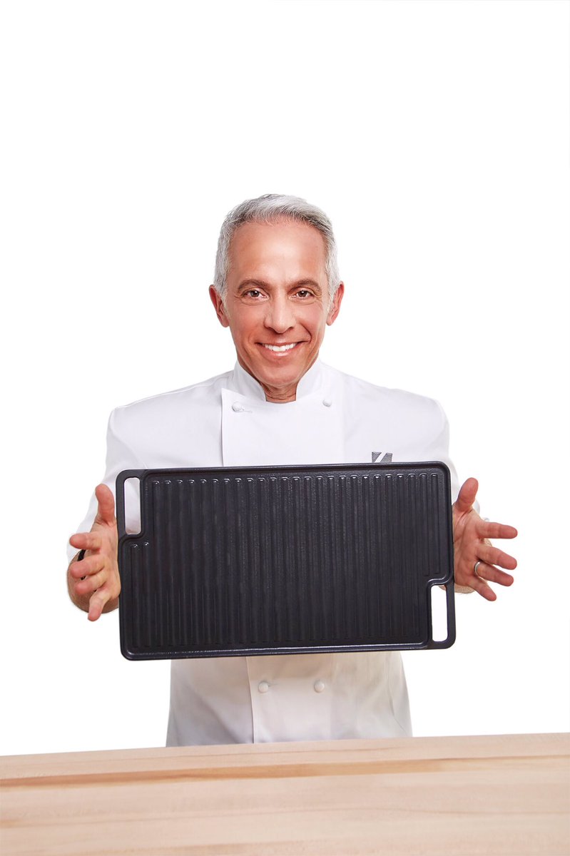 gzchef's tweet image. I am so excited to be heading back to my friends at @QVC on Sunday, June 2 to share additions to my #ProForHome line! Nonstick Cast Irons, the new Grill/Griddle and more. Tune in at 12:00pm EST and I&apos;ll show you the best part, the easy cleanup! PS: Making kabobs on Insta stories!