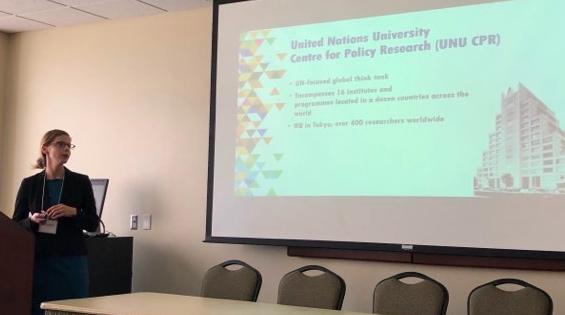Delta87org's tweet photo. 📍 Pictures of @kellya_gleason & @maria_savel from Delta 8.7 presenting at the International Conference on #HumanTrafficking Research (@ICHTR_) held at @Creighton University in Omaha, Nebraska.
#MeasuringTheChange https://t.co/6xqV4BzALh