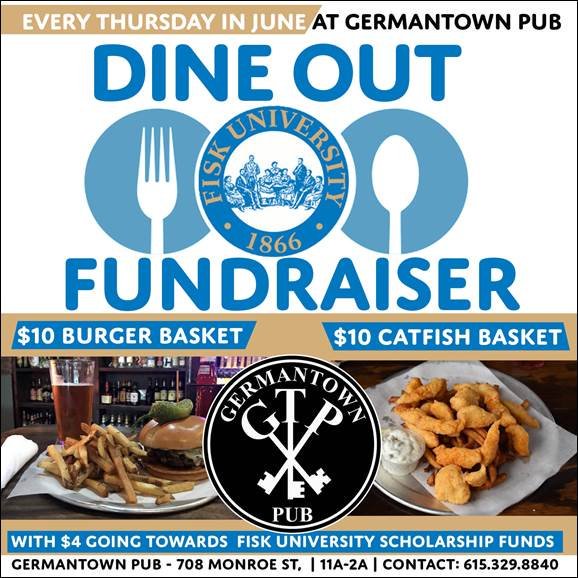 Join us at Germantown Pub throughout the month of June as we help raise funds for our scholars! Every Thursday in June starting June 6th!