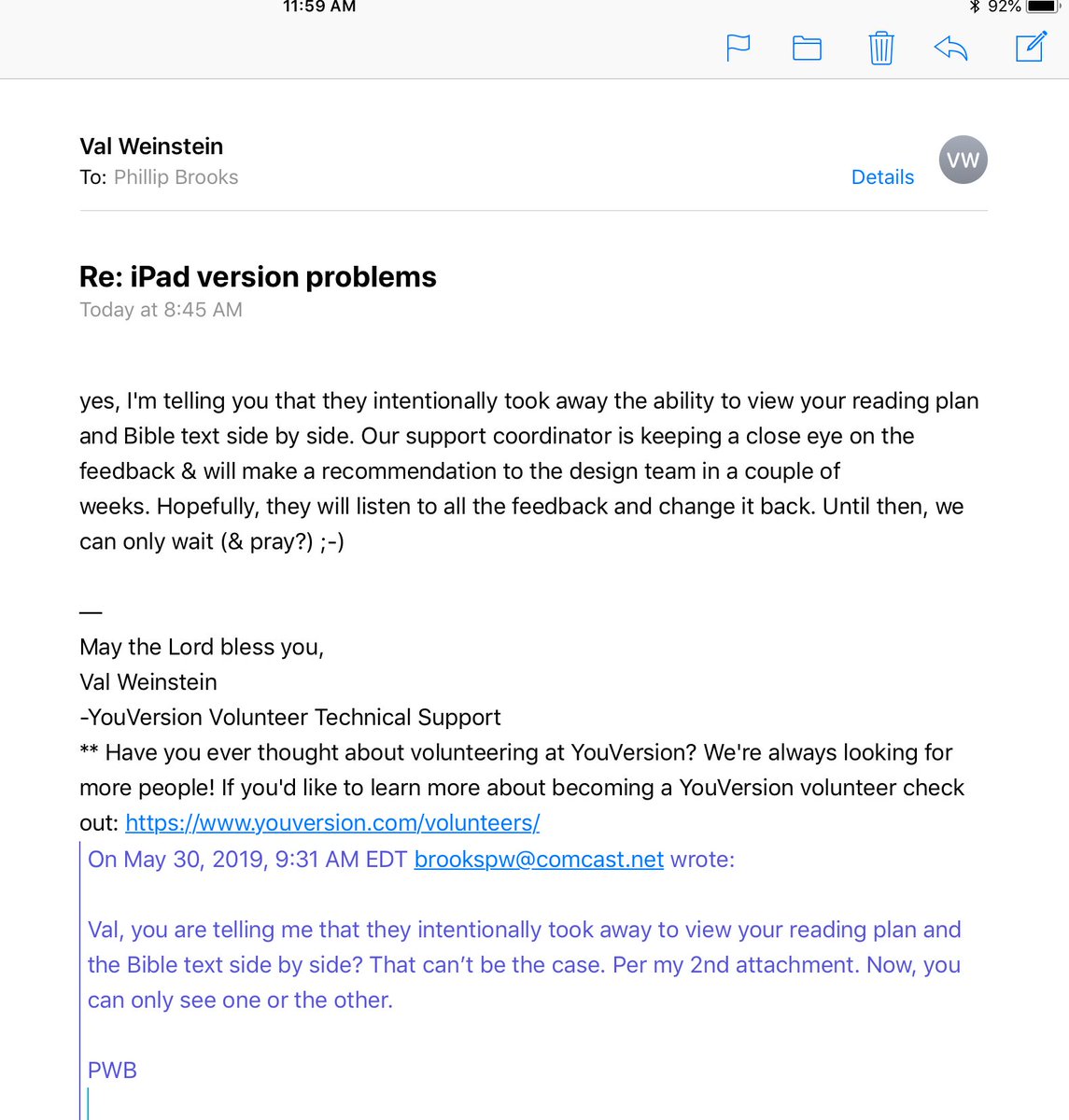 Youversion So Sorry It S Not Working Correctly If You Email Help Youversion Com They Ll Get You Taken Care Of Youversion So Sorry It S Not Working Correctly If You Email Help Youversion Com They Ll Get You Taken Care Of