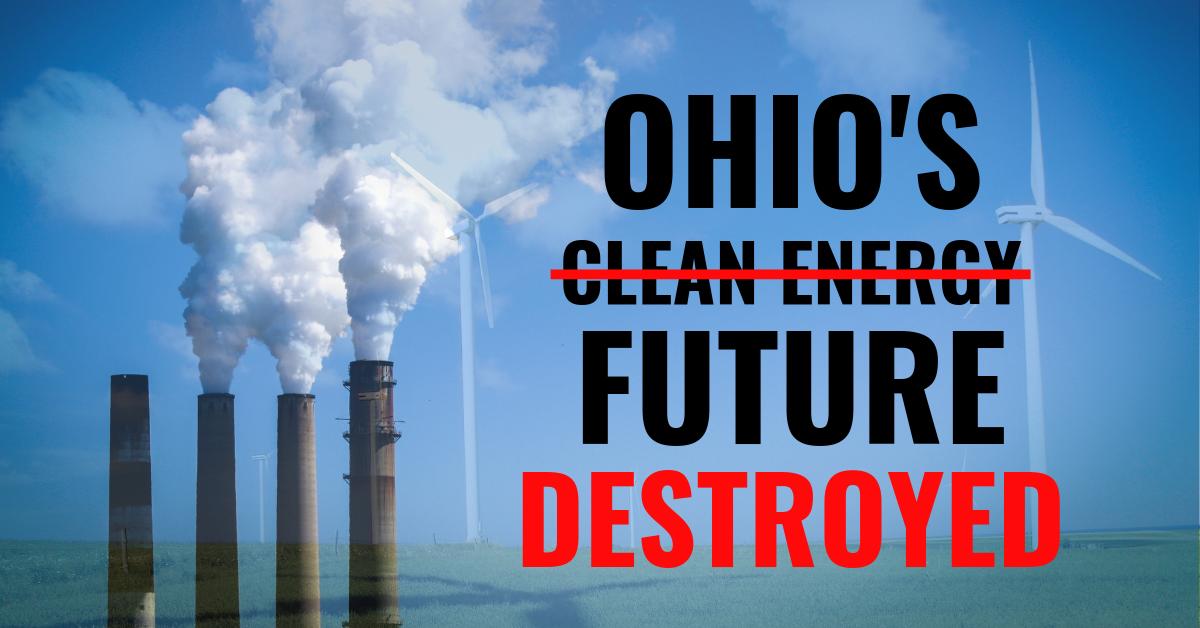 What will millions of dollars invested in TV ads and lobbyists get you at the Ohio Statehouse? The destruction of Ohio’s renewable energy and efficiency standards and the surrender of job creation and economic growth. The House has passed HB 6 #NoOnHB6