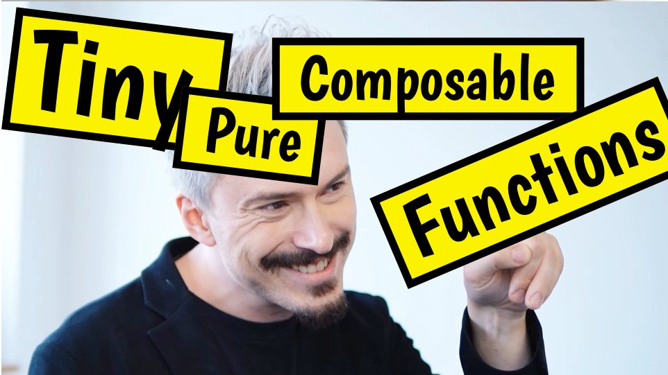 mpjme's tweet photo. Refactoring JavaScript code into tiny, pure, composable functions
https://t.co/yMzeC1mcUI https://t.co/1KPckOz3j9