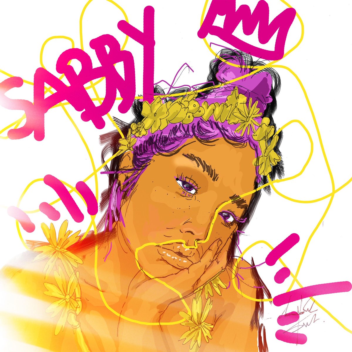 KirkDeveyckDraw's tweet photo. SABBBYLICIOUS by Kirk Deveyck https://t.co/gnJ7o66mDT