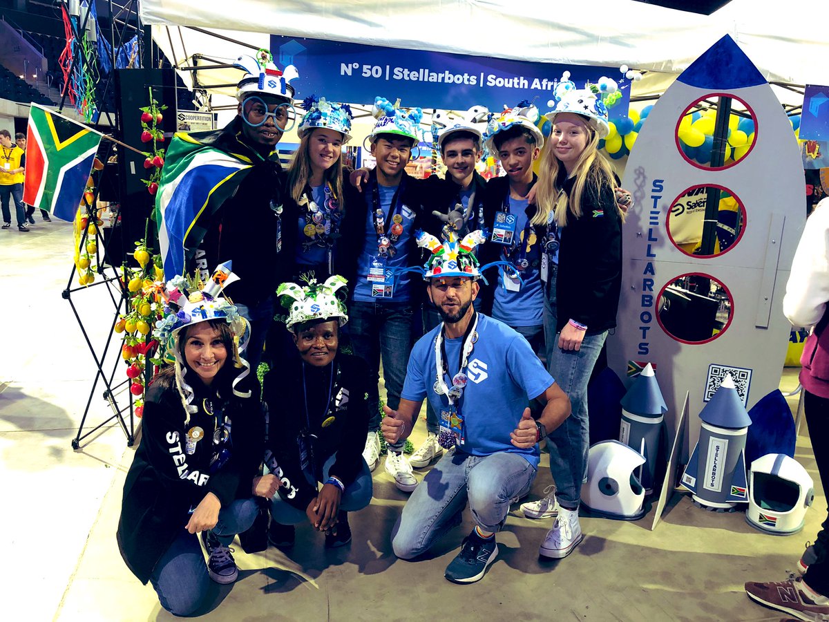 ParklandsTweet's tweet photo. @StellarBotsFLL are  competing at the #openflluy @firstlegoleague #international in #Uruguay. Pit complete and #robotpractice has started. Good Luck team #solvingspacechallenges https://t.co/rG02DDX5PS