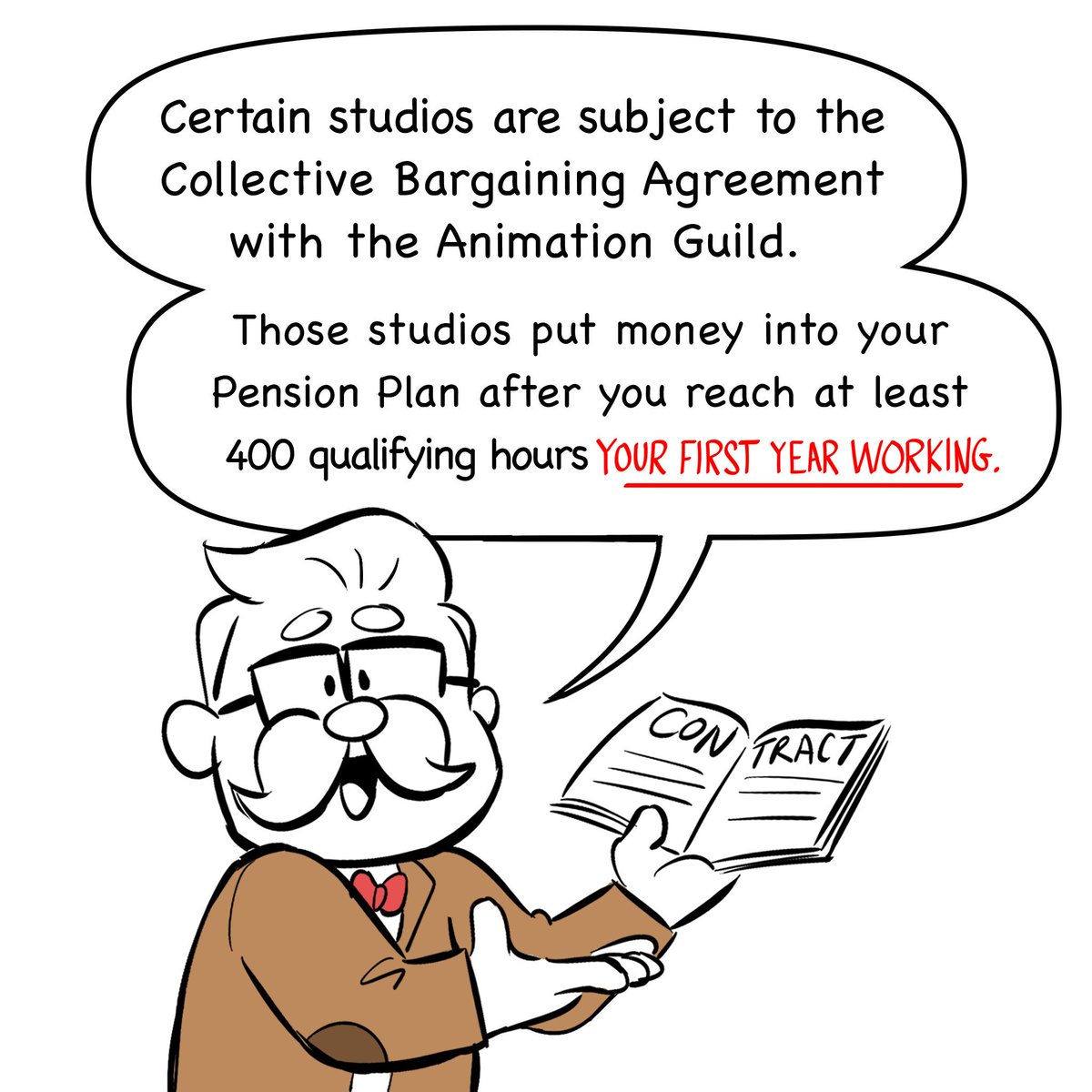TAGStoryGroup's tweet photo. A comic about IAP Pension by the talented @johnnyvustory. [1/3]
.
.
.
#animated #animation #storyboarding #union #jobclassification #asg #animationguild #animationstorygroup https://t.co/zZ4I0sn8PP