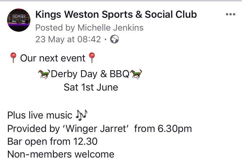 Kingsweston Social tweet media