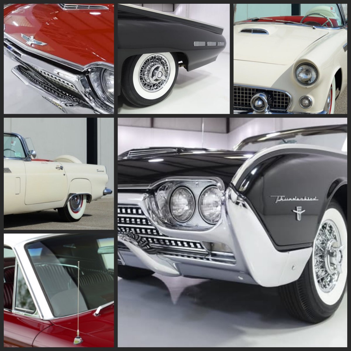 PlayMakeModel's tweet photo. Up for a little T-birding on #ThunderbirdThursday? See how many you can spot when you #PlayMakeModel! Download our free app at https://t.co/oYM7XBxwAt #ThrowbackThursday #TBT #Ford #FordThunderbird #ClassicCars #SportsCars #CollectibleCars #AmericanMade #MadeinUSA https://t.co/hynOpSyZ5O