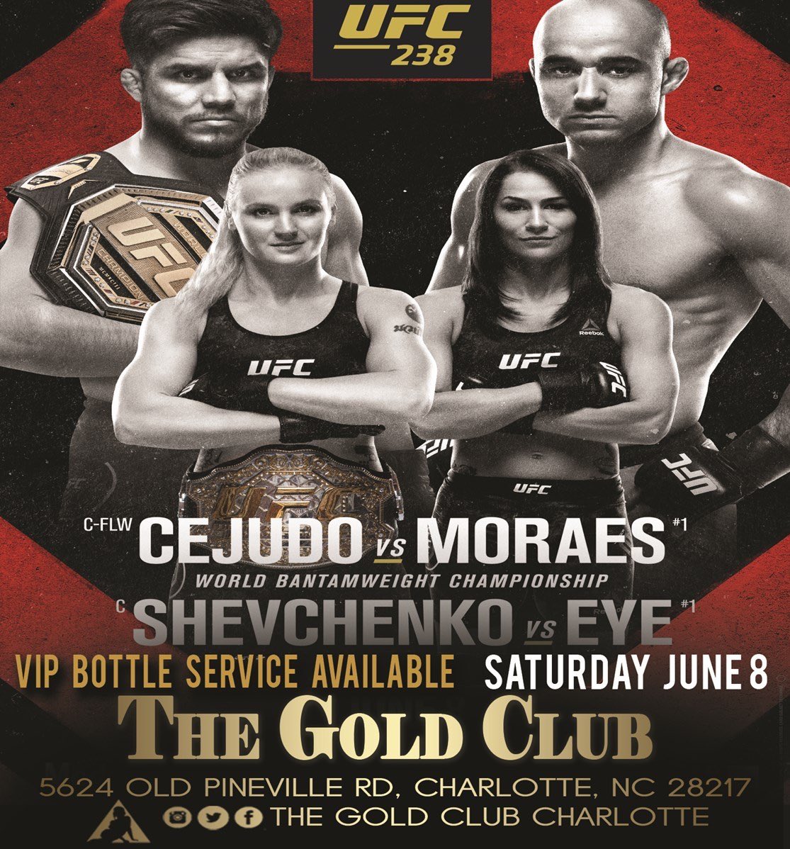 MALGoldClub's tweet photo. It’s gonna be a hot June at the Gold Club of Charlotte! #UFCHeadquarters #HomeOfTheHottestHeadliners https://t.co/SnUiRS1okH