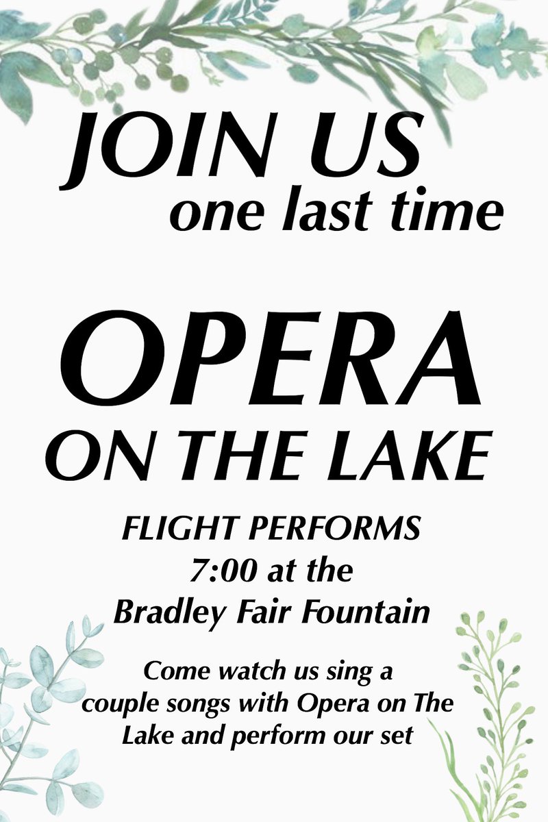 ICTflight's tweet photo. Join us tonight at the Bradley Fair Fountains at 7:00!

Elevate KS is in 3 days, and Elevate CA is in less than a month! Make sure you’re signing up because you don’t wanna miss out on these AMAZING opportunities! https://t.co/wdGyeNgDMw