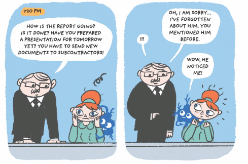 WorldMSDay's tweet photo. We ❤️ the Polish MS Society's comic on #MS, #invisiblesymptoms and the workplace. 👩🏽‍💻👨‍💻👩🏻‍💻👨🏿‍💻👩‍💻 Thank you for showing how important it is for colleagues to have an understanding of MS and its unseen impact! 😁 https://t.co/CnVEoaoToP