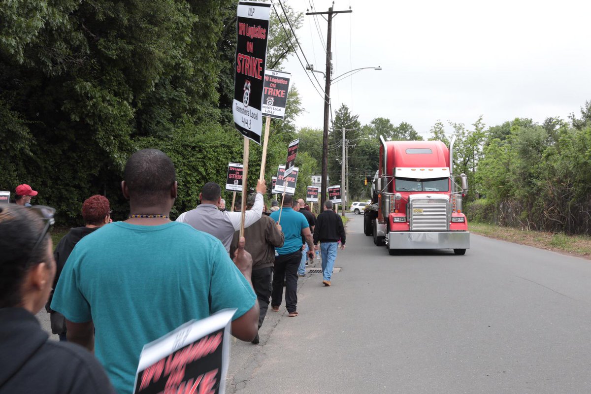 XPOexposed's tweet photo. Truck with @Sikorsky part on it denied entry at @XPOLogistics warehouse on #strike. @Teamsters #DayOfAction #WeAreXPO https://t.co/AI2RQCs3M5