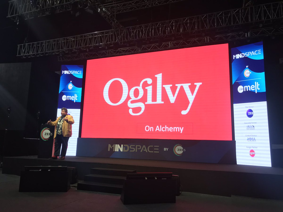 VikkiRossWrites's tweet image. “Good targeting finds customers. Good creativity creates them.” @rorysutherland speaking at #ZeeMELT