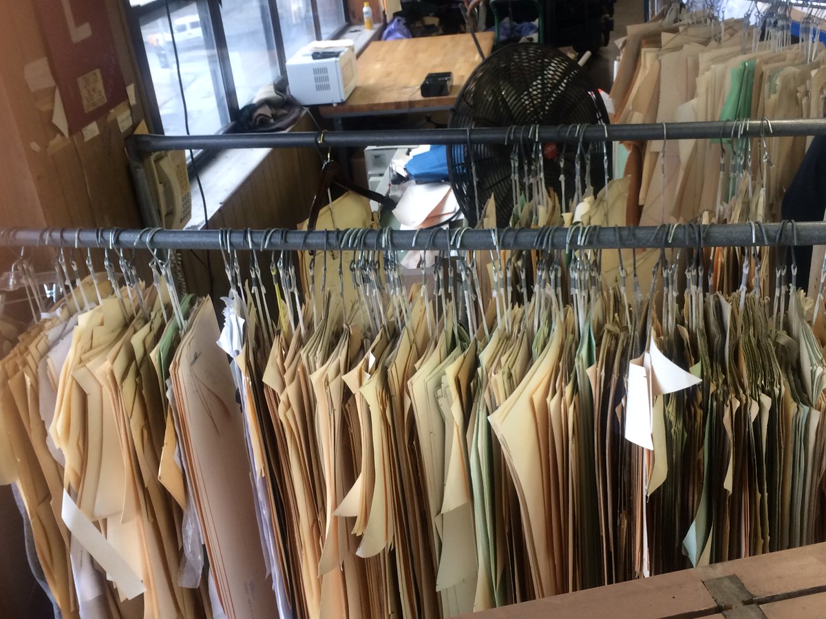 ABFTBlueDesigns's tweet photo. All those paper patterns @HertlingUSA! #madebyhand And from back when you all made jackets too! https://t.co/JQzl13Bmcc