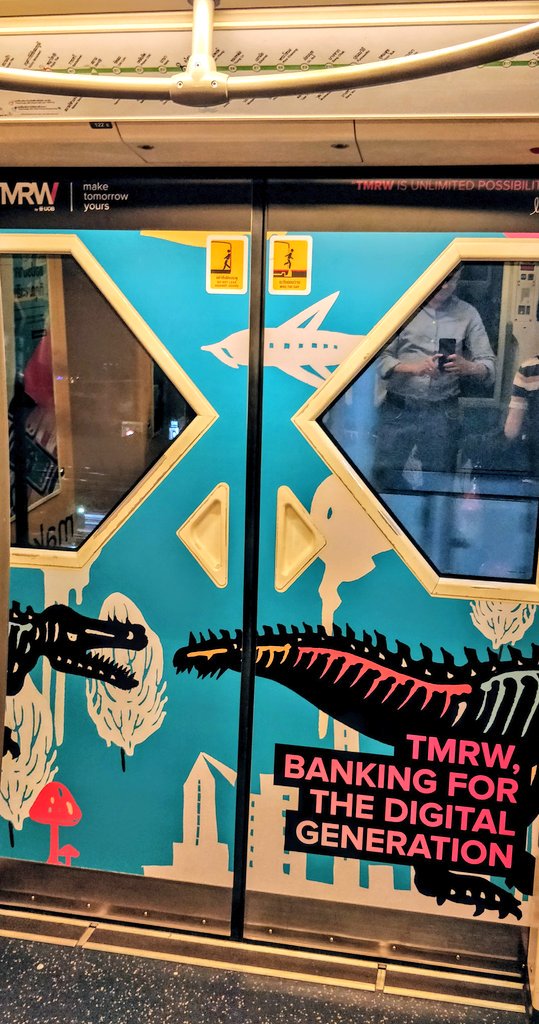 UrsBolt's tweet photo. #TMRW, the #smartphone-only bank for #Thai #Millenials is all over in #Bangkok.

https://t.co/8VzFr1GspQ by #UOB #Thailand

#mobile #banking #banks #FinTech #transformation #FoFsummit19 https://t.co/xU9A2VSk3t
