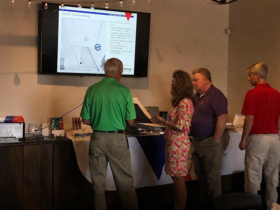 AIAWinstonSalem's tweet photo. Many thanks to all who came out to our Lunch and Learn today with Armstrong Ceiling Solutions! Angela Dunphy was a pleasure to have with us.
#AIAWS #LunchandLearn #continuingeducation #architecture #aiau #aianational #aianc #architecturedesign #design #designsolutions https://t.co/vcMDnWVjjh