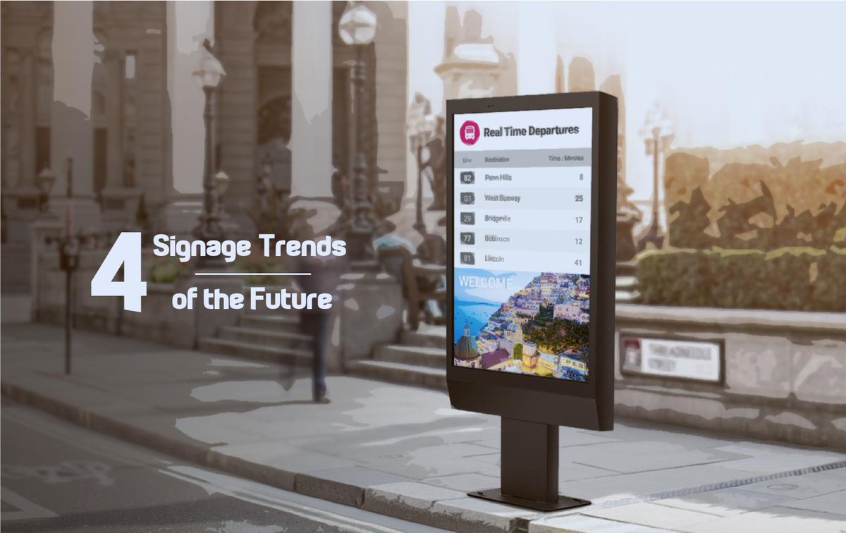LEDProsCa's tweet photo. 4 Signage Trends of the Future:
https://t.co/b32i3ttrGv
#LEDPros #LED #Professionals #Signage #Trends #Future #Digital #Signs #AI #Digitization #ECommerce #YEG #Edmonton #Alberta https://t.co/RQNJjYDP0S