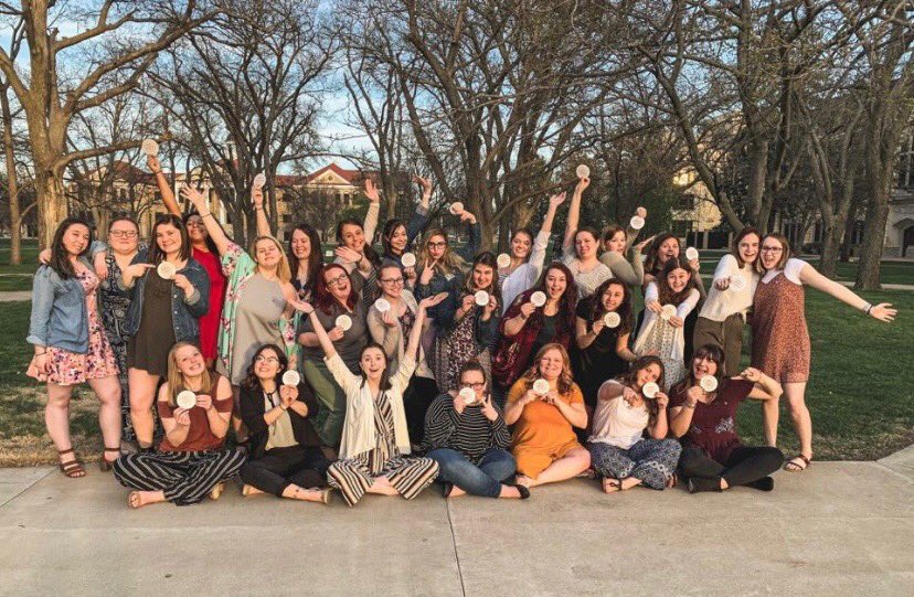 FHSUGreekLife's tweet photo. It’s Alpha Gamma Delta’s Founders Day!! Congratulations ladies! Keep loving, leading, and lasting! @FHSUAlphaGams https://t.co/sQzUJO2Shn