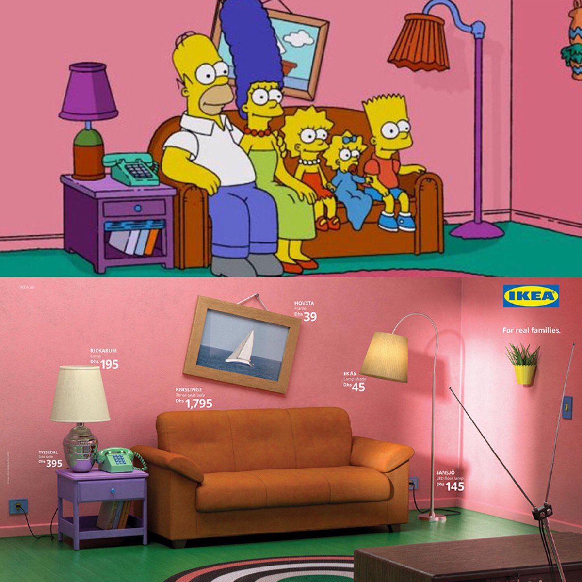 Spilling_The_T's tweet photo. IKEA recreating iconic tv shows with their own products is everything https://t.co/FjYib6FGJv