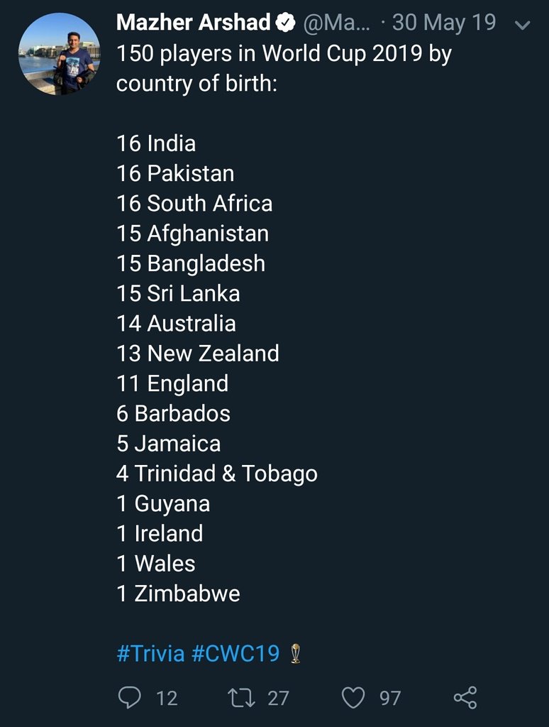 cricpidia's tweet photo. An interesting trivia. The Irish is of course Eoin Morgan and the one from Wales is, guess who? Imad Wasim :) https://t.co/59w3WIAmXn