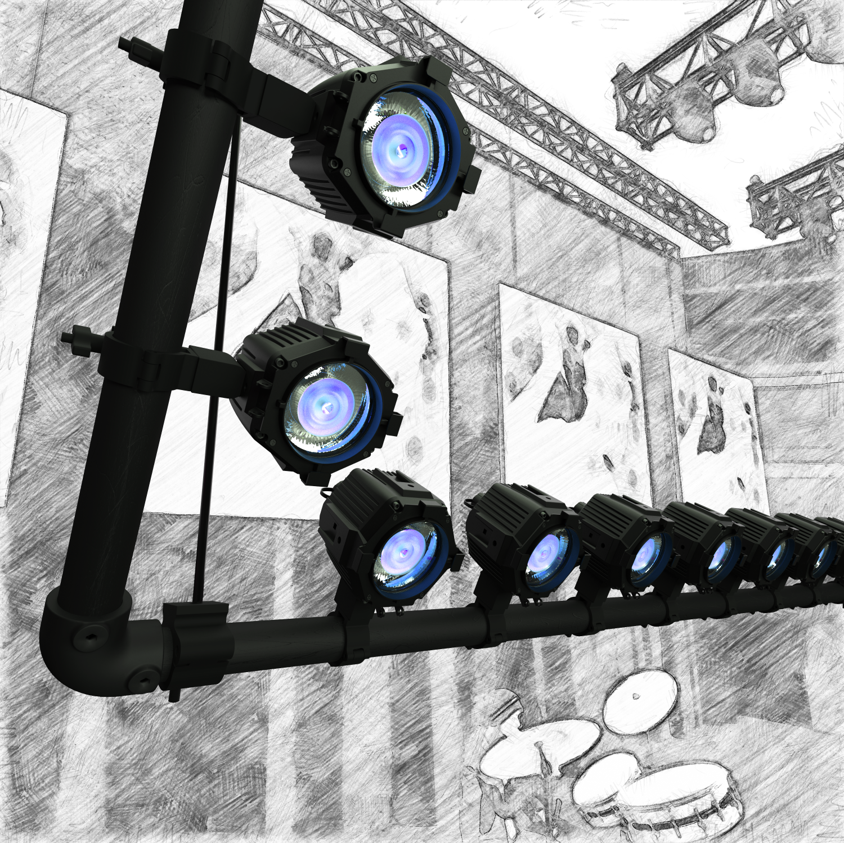 Martin_Global's tweet photo. Its size and outdoor rating make the VDO #AtomicDot suitable for settings such as festivals, TV shows, and nightclubs. An optional diffuser in the PAR 30 front accessory holder also allows it's narrow beam angle to be widened when necessary. https://t.co/wV38KnKfm8 https://t.co/mjf6aE8D9C