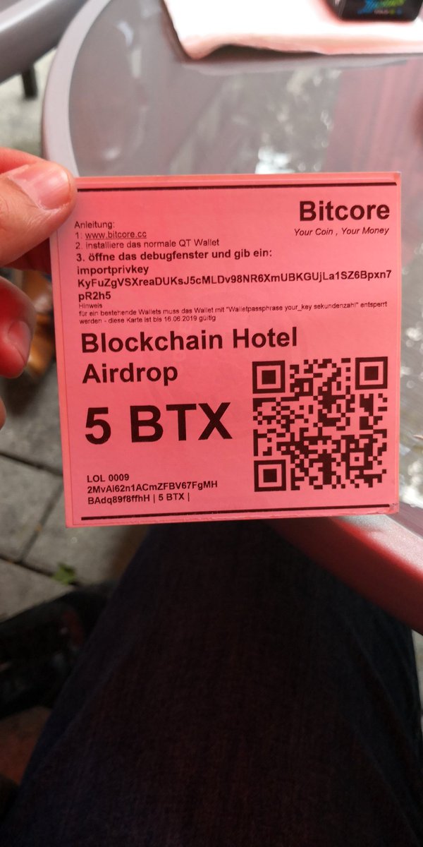 cc_1_xx's tweet image. Just a small #BitCore #BTX Airdrop. 1st come, 1st serve 😎