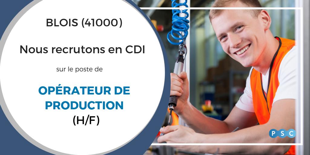 📢 Nous recrutons en CDI des opérateurs de productions pour l'une de nos entreprises partenaires basées à Blois. 

Pour en savoir plus et postuler : groupepsc-recrute.fr/job/1520-opera…

Photo : merci à Photographee.eu - Shutterstock.com