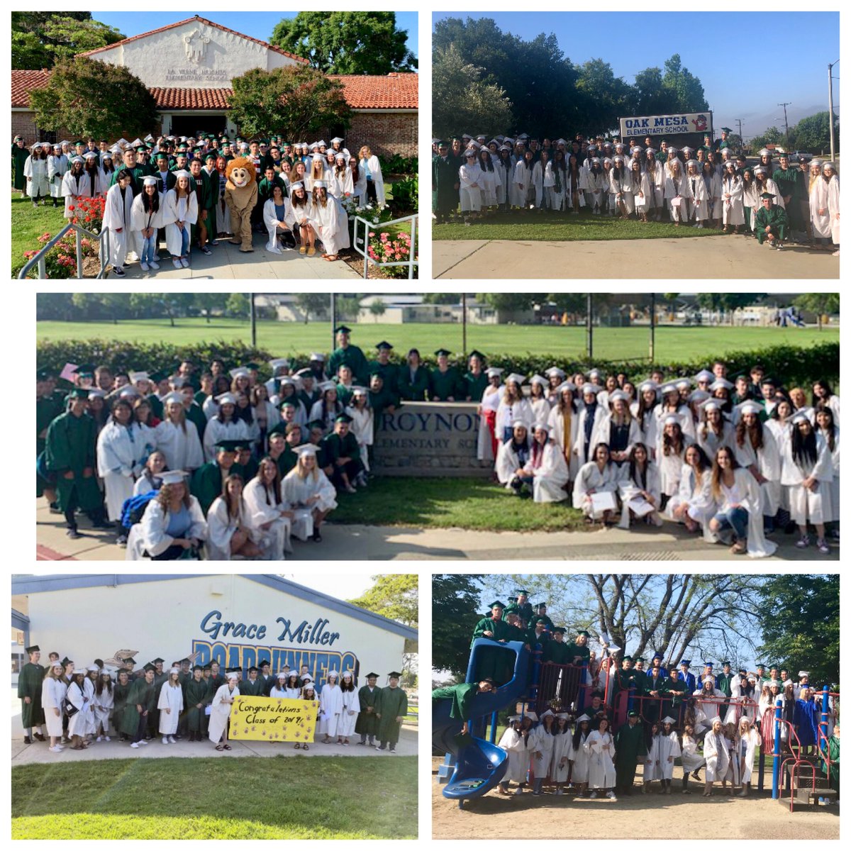 BHSBearcats1's tweet photo. Seniors visited and thanked their elementary teachers for the great start to their educational journeys.  #proudbearcats https://t.co/IlqsgIUIXj