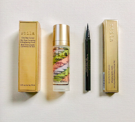 I'm giving away Stila's One Step Correct Skin Tone Correcting &amp; Brightening Primer + Waterproof Liquid Eyeliner in Intense Labradorite! To enter, RT &amp; follow <a href="/davelackie/">dave lackie</a>