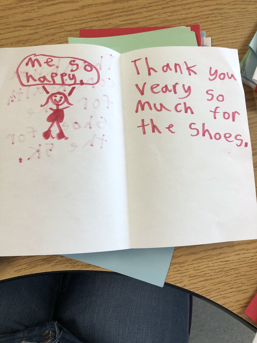 msbnpate's tweet photo. Just a few of our thank you cards to our amazing donors this year! @ConeHealth @FleetFeetSports We couldn’t have done this without you all! @eaepanthers #girlsrunningclub https://t.co/SbZ7Zcykgm
