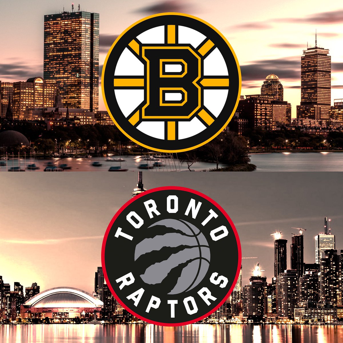 commandercoady's tweet photo. When your teams are in the @NHL and @NBA finals.
Go @NHLBruins 
Go @Raptors 
#stanleycupfinals2019 
#nbafinals2019 https://t.co/jsEFg9r9m6