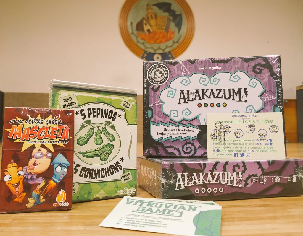 Ya tenemos nuestros #regalos #solidarios ofrecidos por @VitruvianGames que por 2°año #colabora con nosotros en el Torneo #benefico de <a href="/falleracalavera/">La Fallera Calavera</a> ¿Ya habéis reservado vuestra plaza? Valeeee que quedan pocas plazas😍