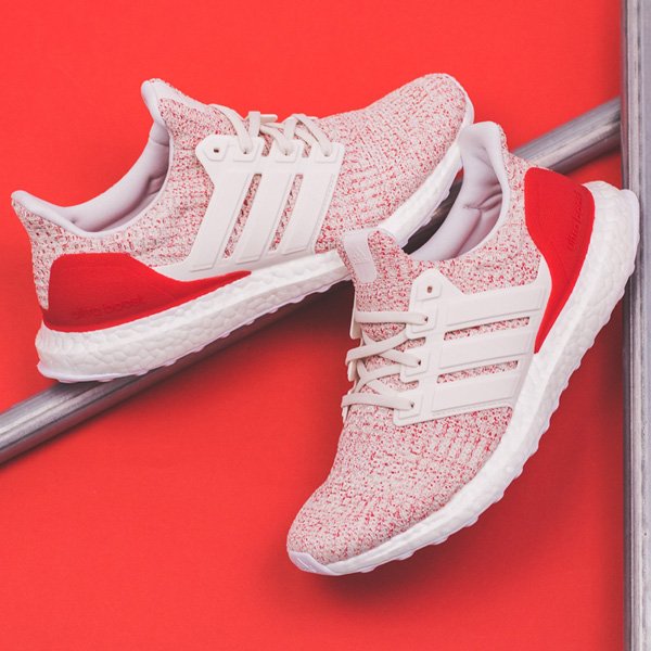 adidas ultra boost 4.0 chalk white active red