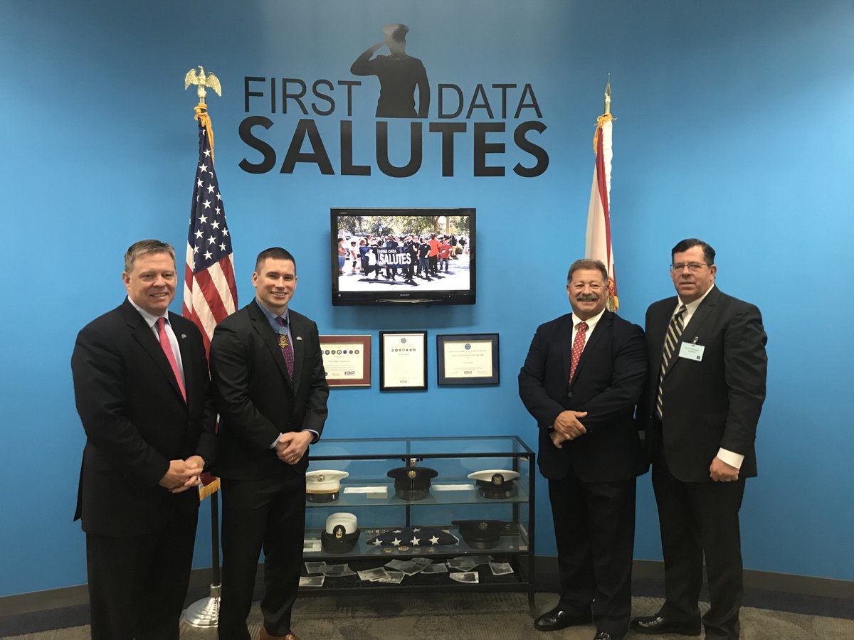 ElevenZero9's tweet photo. Enjoyed the day with our friends @FirstData spending quality time with their site leaders. 3x #1 #bestforvets employer, @FirstData leads business in #veterans #transition. Looking forward to next time! https://t.co/vRzDHhFCKr