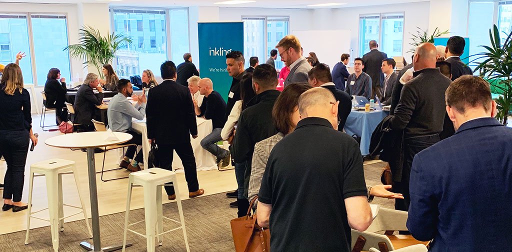 inkling's tweet photo. We hosted an invite-only enterprise sales #recruiting event earlier this week. Reps from @Box, @WeWork, @JoinHandshake, @Paycom, @lob, &amp; others joined us.

A big S/O to everyone that came! As always, we're #hiring: https://t.co/JPyOyGKgNv

#InklingSF https://t.co/dBFlKcyMcM