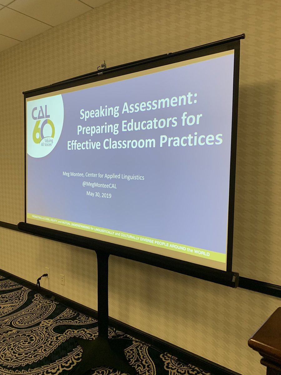 Kicking off the Language Teacher Education conference with a pre-conference workshop on speaking assessment! #ILTEC2019 <a href="/CARLA_UMN/">CARLA at the University of Minnesota</a>