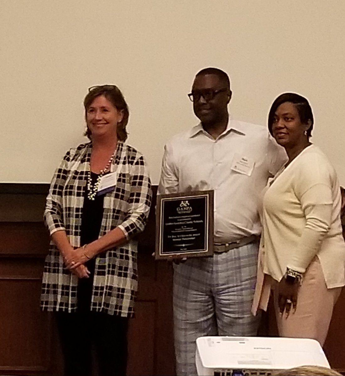 GSCS Interns as Teachers Program wins the Platinum Award of Excellence for Strategic Partnership at 2019 Spring GASPA Conference! #GSCS #InternsAsTeachers #GASPA #GSCSTakesTheLead