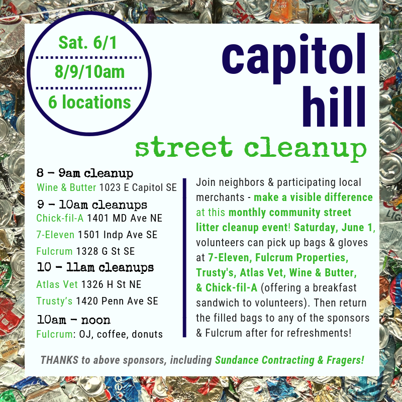 Fulcrum Residential (@fulcrumrsdntl) on Twitter photo Join us + our amazing sponsors this Saturday for our monthly Capitol Hill Cleanup! The event is free and open to the public. Details can be found via website > > fulcrumpg.com < < @atlasvetDC <a href="/wineandbutterdc/">wine and butter</a> <a href="/7eleven/">7-ELEVEn</a> <a href="/ChickfilA/">Chick-fil-A, Inc.</a> @FulcrumPG <a href="/AlanChargin/">Alan Chargin</a> <a href="/katrinfetsch/">SoFetsch</a> Join us + our amazing sponsors this Saturday for our monthly Capitol Hill Cleanup! The event is free and open to the public. Details can be found via website > > fulcrumpg.com < < @atlasvetDC <a href="/wineandbutterdc/">wine and butter</a> <a href="/7eleven/">7-ELEVEn</a> <a href="/ChickfilA/">Chick-fil-A, Inc.</a> @FulcrumPG <a href="/AlanChargin/">Alan Chargin</a> <a href="/katrinfetsch/">SoFetsch</a>