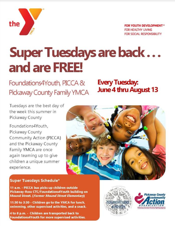 CirclevilleCity's tweet photo. Super Tuesdays are BACK with our friends at @FoundationsOH and @PickawayY starting next week! https://t.co/IapyE97os2
