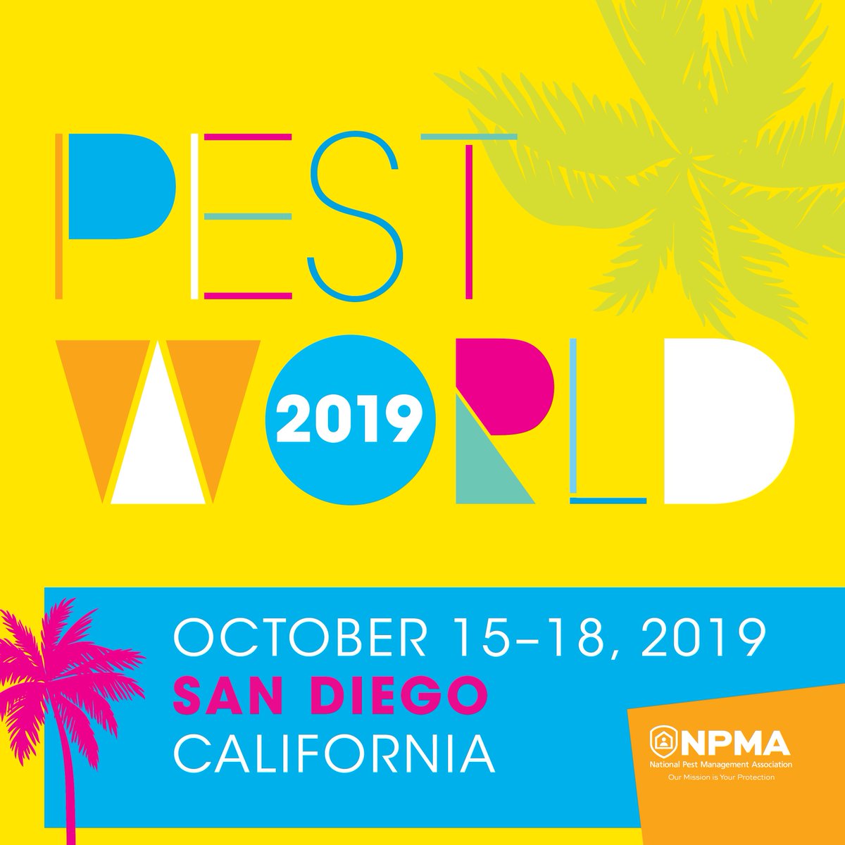 Join us in San Diego, CA from October 15-18, 2019 for #PestWorld2019! Register today &amp; take advantage of early bird rates: ow.ly/fkRQ30oOc4H