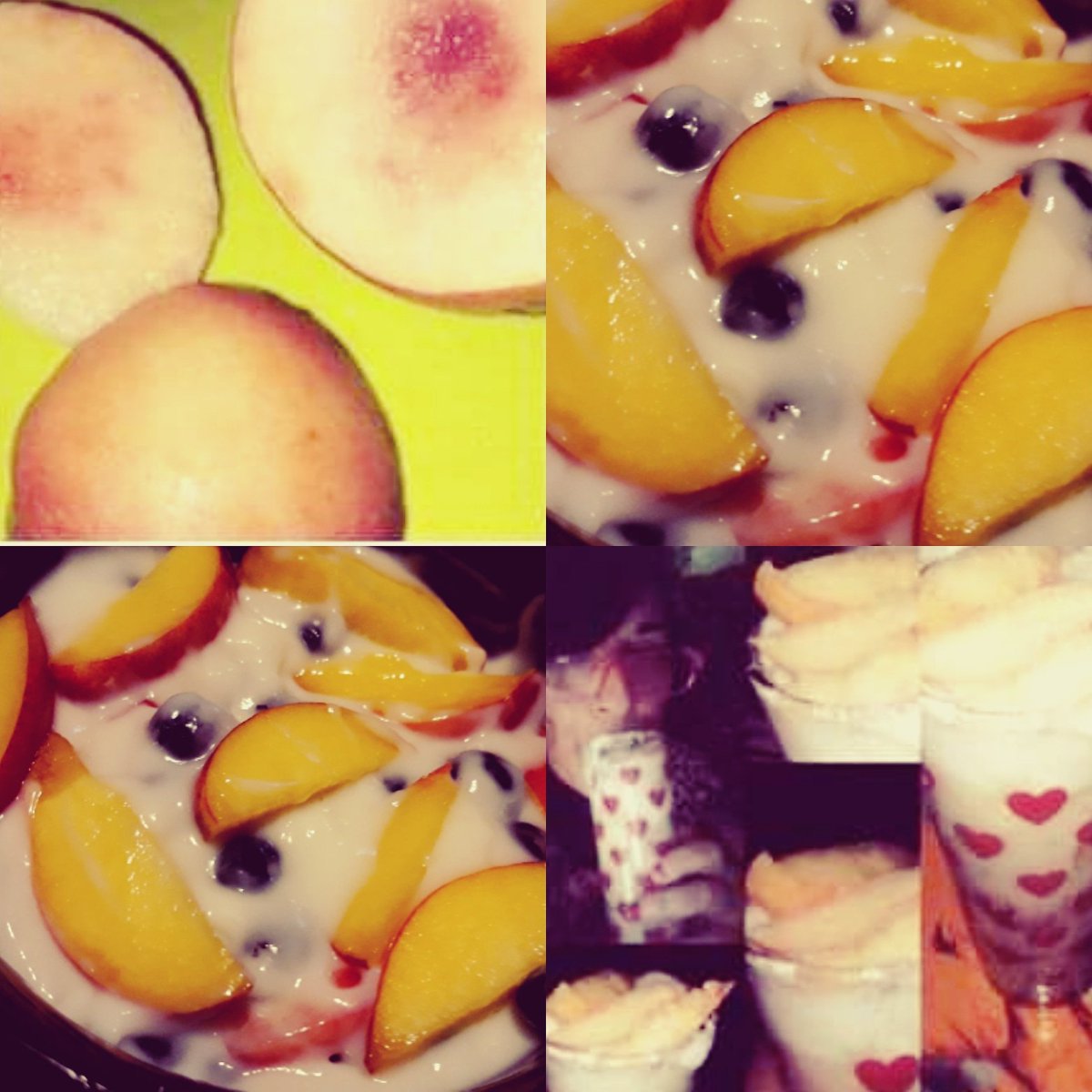 DoreneShaver1's tweet photo. Love #necterines fav fruit ck out #myownrecipes with #necterine n #bluberries washed n added to #vanillayougart n my #whitenecterine #smoothies #nondairy #ummm #delicious #refreshing #summerfoods #summersmoothies https://t.co/NwwnXuxF9Q