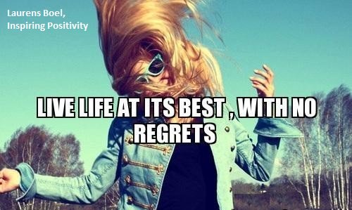 Regret is not when you couldn't finish what you started, but rather when you don't start what you could've finished!