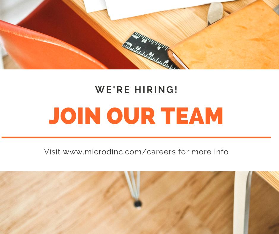 MicroDInc's tweet photo. Our team is growing! Join our business development team or share it with a friend who loves finding solutions for new customers. https://t.co/AvroSa2cOv #microd #careers https://t.co/NRYNkBPCOq