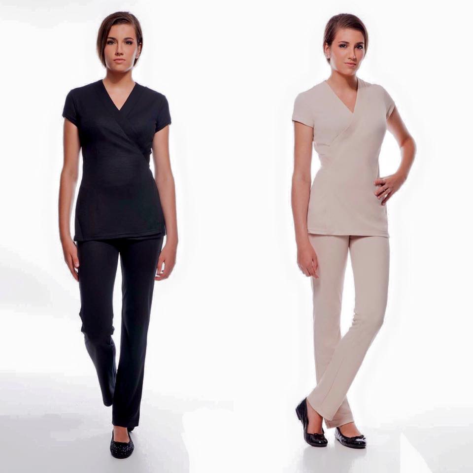 StyleMonarchy's tweet image. Comfort and STYLE with @StyleMonarchy #SaoPauloCancun spa set. Eco-Friendly fabric, stretch, extra soft, highly comfortable and Elegant #spauniform. Add highly comfortable professional shoes with leather cushion insole for increased comfort & you'll be good to go for the day!